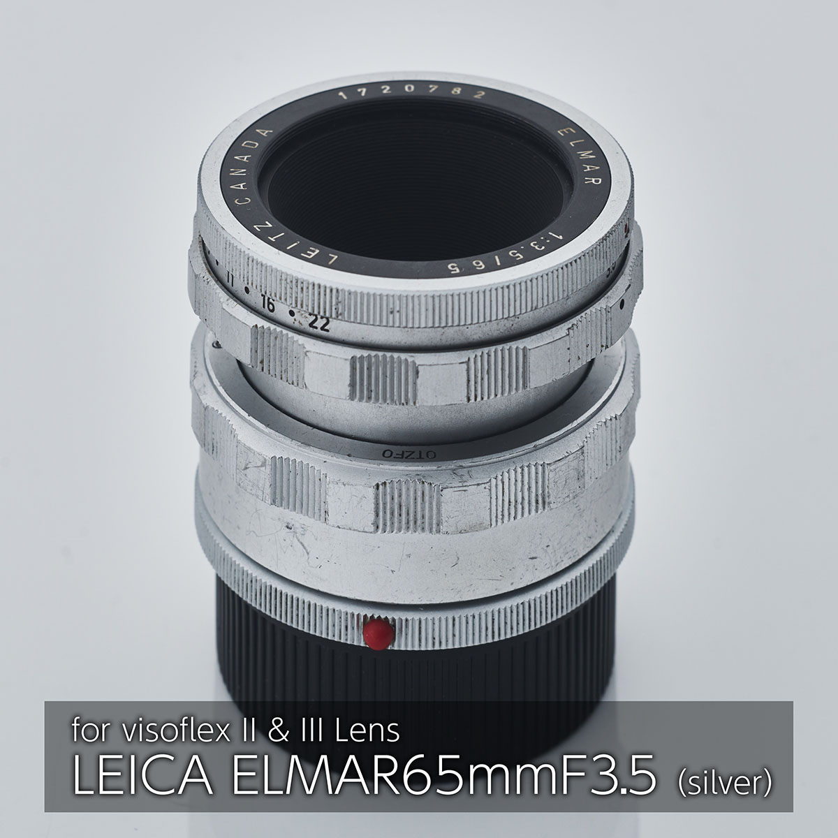 ライカ LEICA ELMAR 65mm F3.5 エルマー ビゾフレックス用5812